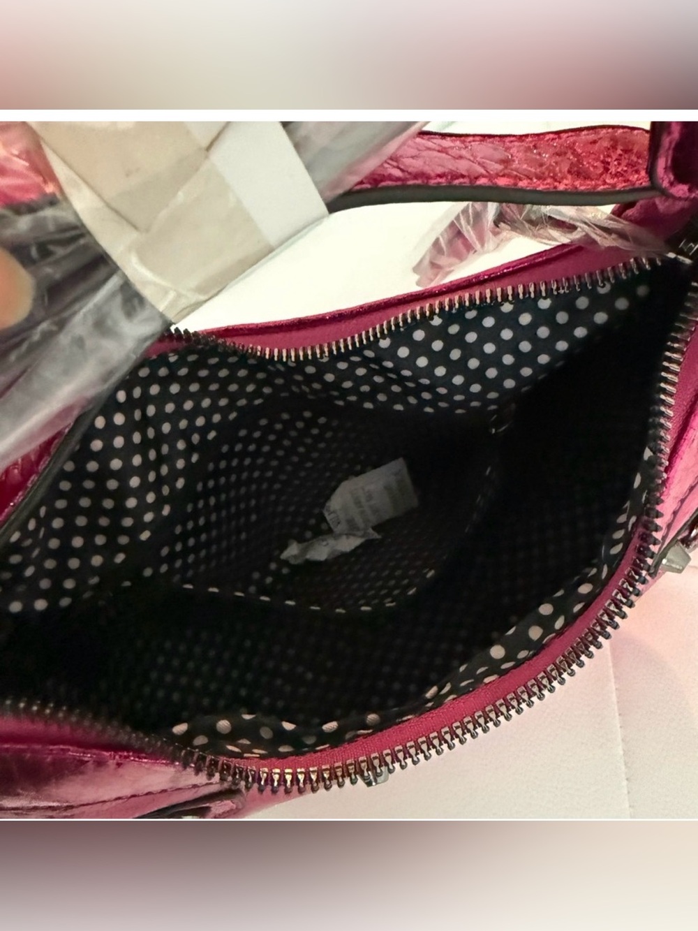 Y2K - Metallic Pink Crossbody Bag - Picture 8 of 10